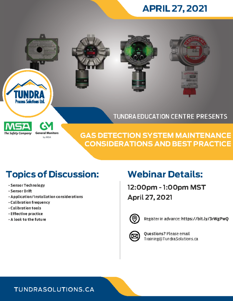 MSA Gas Detection System Maintenance Considerations and Best Practice