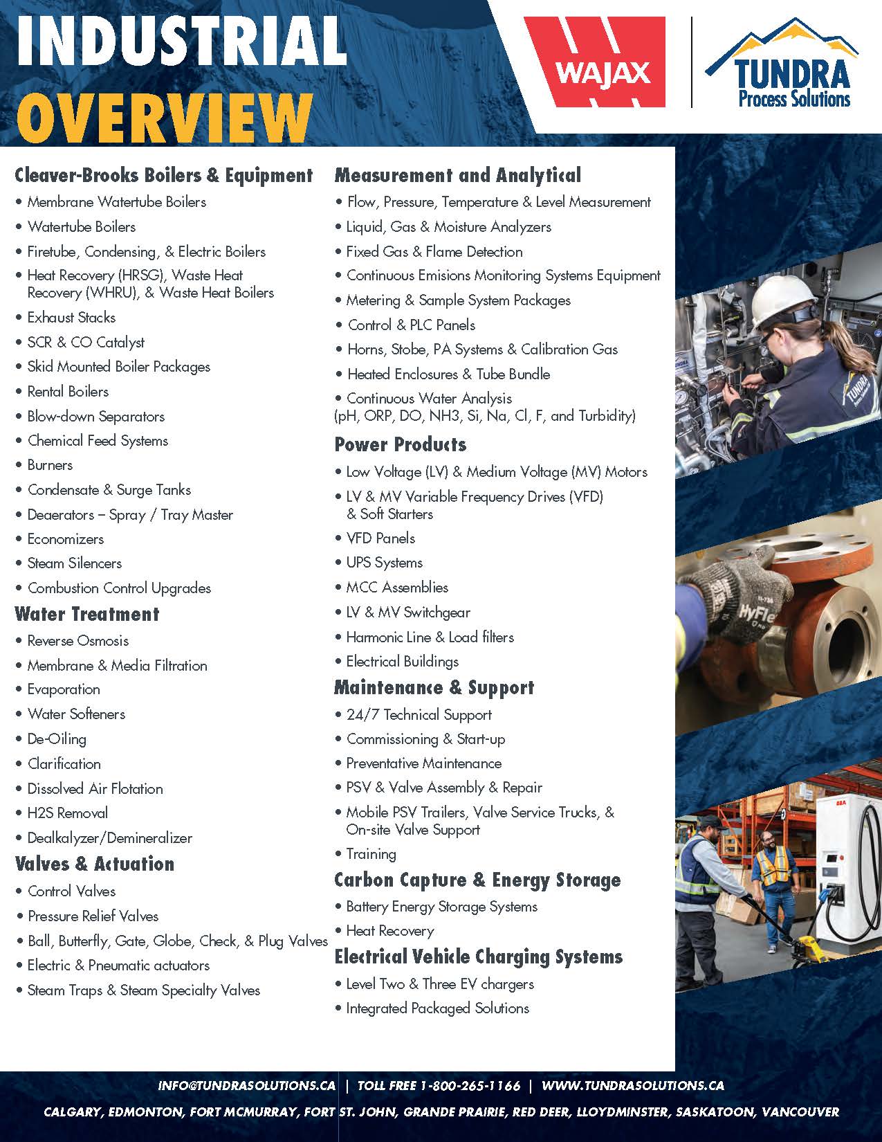 Products & Solutions - Tundra Process Solutions Ltd.